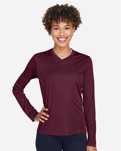 Team 365 - Camiseta de manga larga Zone Performance para mujer - TT11WL