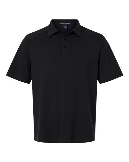 Devon & Jones - Men's Seaton Pebble Textured Polo - DG102