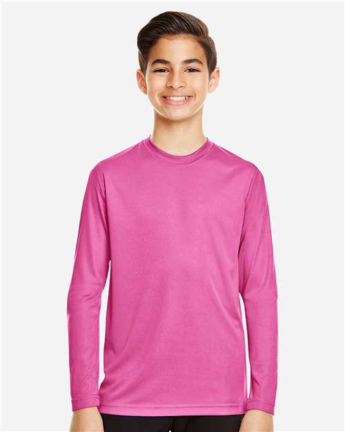 Equipo 365 - Camiseta de manga larga de alto rendimiento para jóvenes - TT11YL