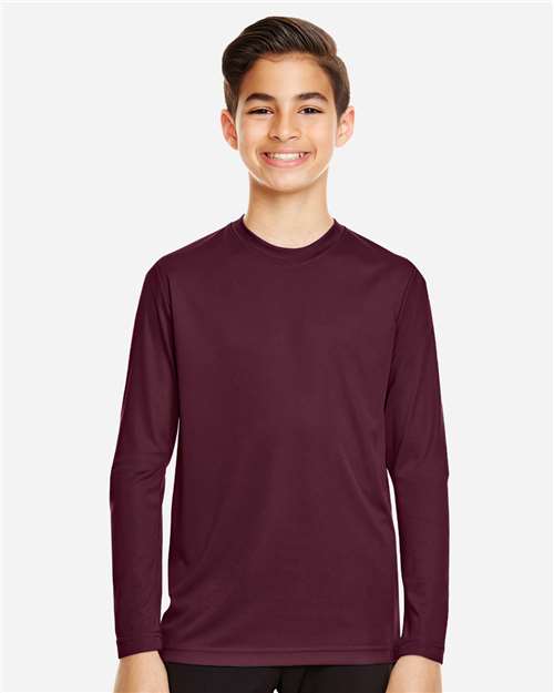 Equipo 365 - Camiseta de manga larga de alto rendimiento para jóvenes - TT11YL