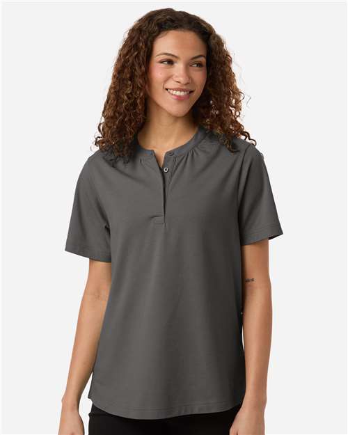 Devon & Jones - Women's Seaton Pebble Textured Polo - DG102W