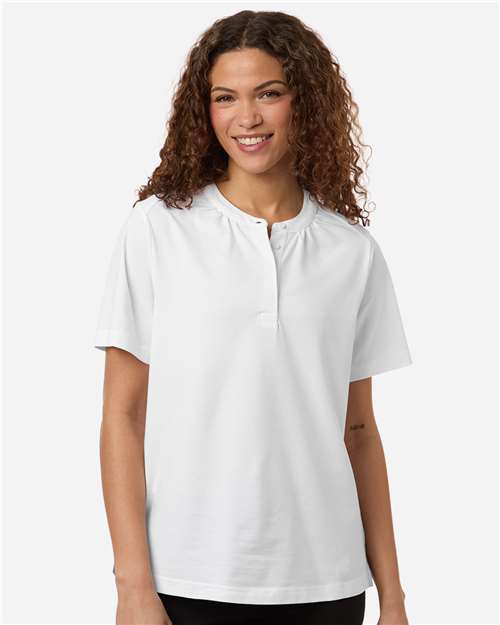 Devon & Jones - Women's Seaton Pebble Textured Polo - DG102W