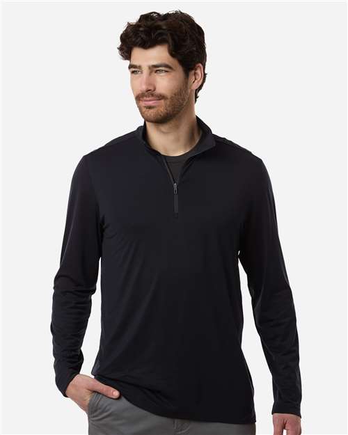 North End - Sudadera Jaq elástica de rendimiento con cremallera de un cuarto para hombre - NE405