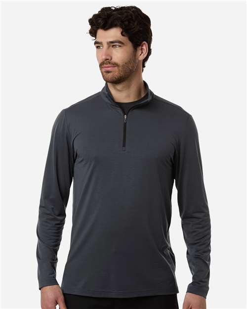 North End - Sudadera Jaq elástica de rendimiento con cremallera de un cuarto para hombre - NE405