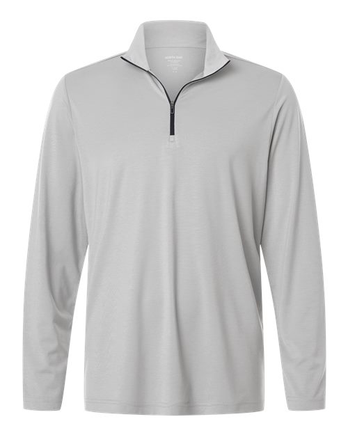 North End - Sudadera Jaq elástica de rendimiento con cremallera de un cuarto para hombre - NE405