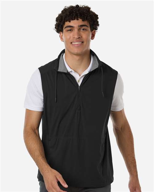 North End - Men's Network Lightweight Quarter-Zip Vest - NE76
