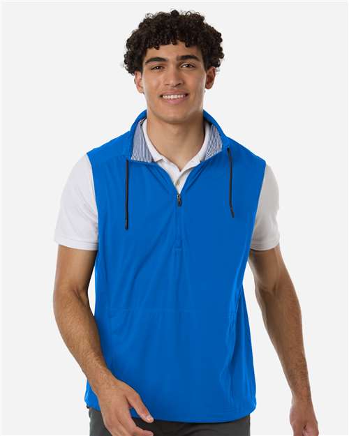 North End - Men's Network Lightweight Quarter-Zip Vest - NE76