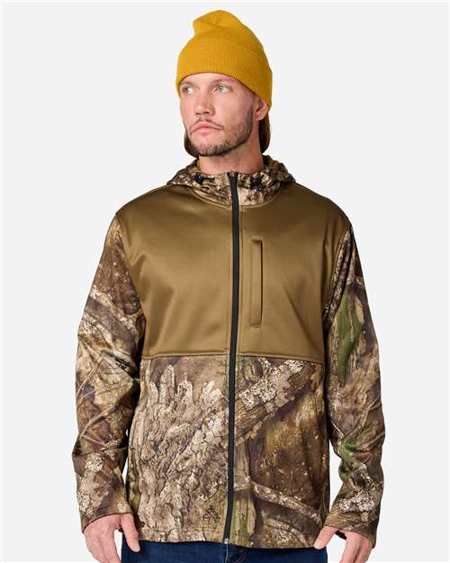RealTree - Unisex Realtree® Performance Colorblocked Full-Zip Hooded Sweatshirt - RT5204