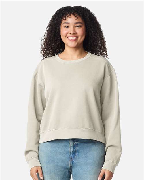 Comfort Colors - Women's Garment-Dyed Mid-Length Crewneck Sweatshirt - 1566L