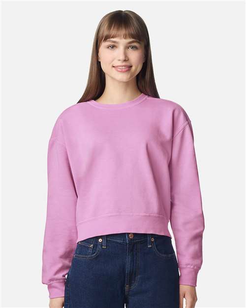 Comfort Colors - Women's Garment-Dyed Mid-Length Crewneck Sweatshirt - 1566L