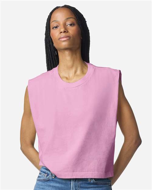 American Apparel - Camiseta sin mangas teñida en prenda para mujer - 307GD
