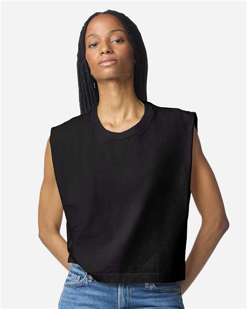 American Apparel - Women's Heavyweight Cotton Garment-Dyed Muscle Tee - 307GD