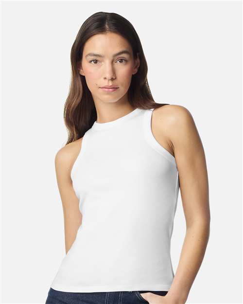 American Apparel - Women's Baby Rib Fitted Tank - BR2101