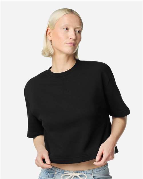 American Apparel - Women's French Terry Mid-Length Boxy Top - FTCB0