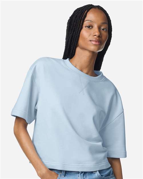 American Apparel - Women's French Terry Mid-Length Boxy Top - FTCB0