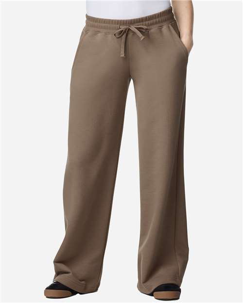 American Apparel - Pantalones anchos de felpa francesa para mujer - FTP00