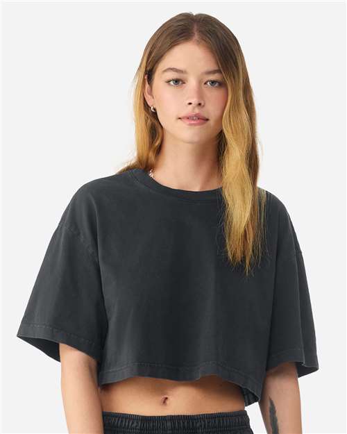 BELLA + CANVAS - Women's Garment-Dyed Cropped Tee - 6882GD