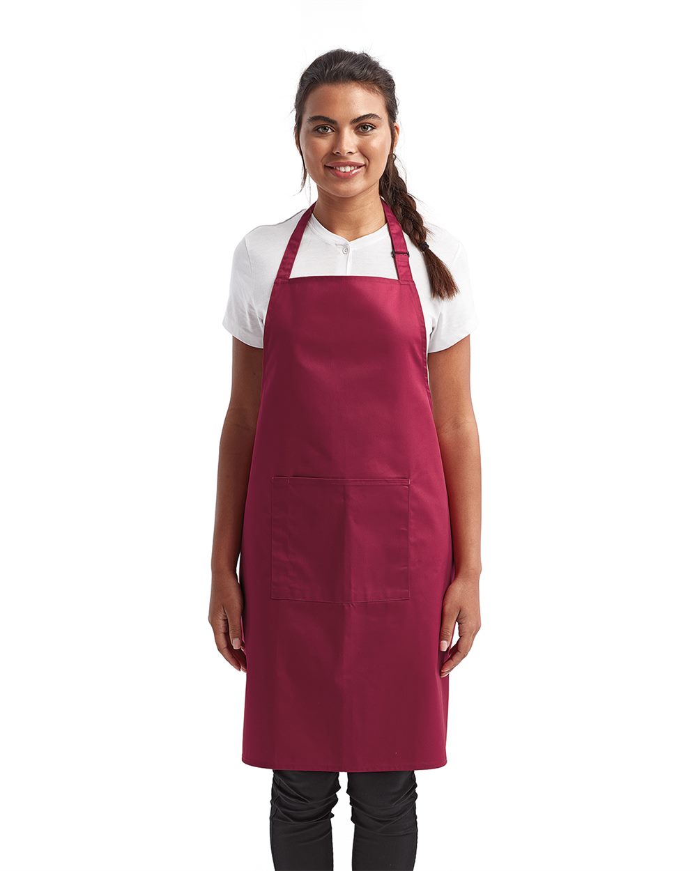 Colección Artisan de Reprime - Delantal con pechera de bolsillo reciclado - RP154