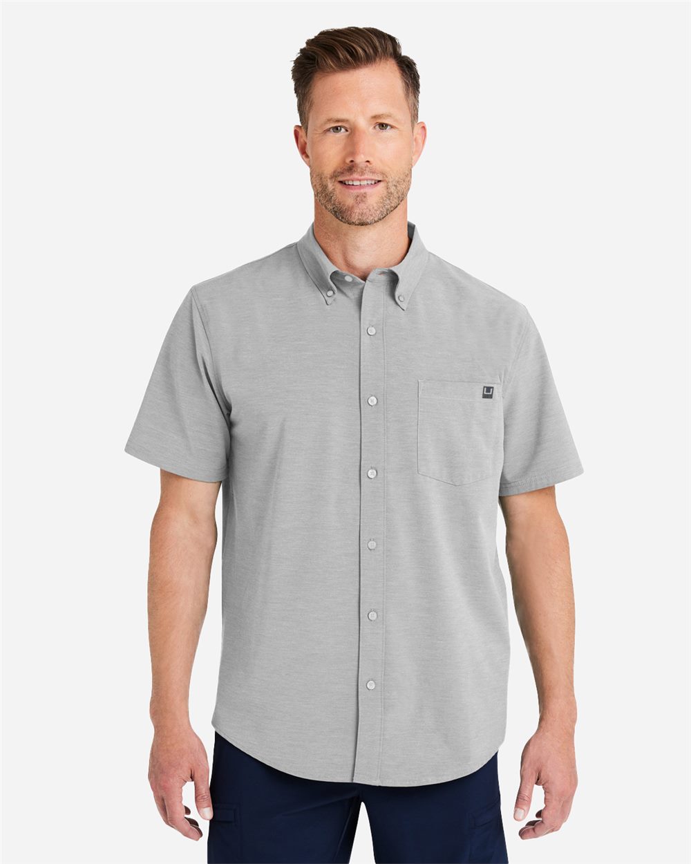 HUK - Men's Kona Short Sleeve Solid Shirt - H150154