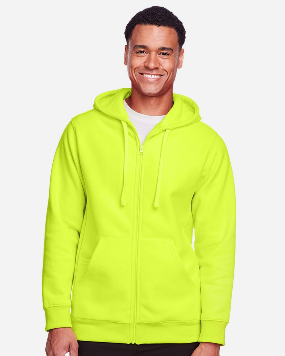 Team 365 - Unisex Zone HydroSport™ Heavyweight Full-Zip Hooded Sweatshirt - TT95