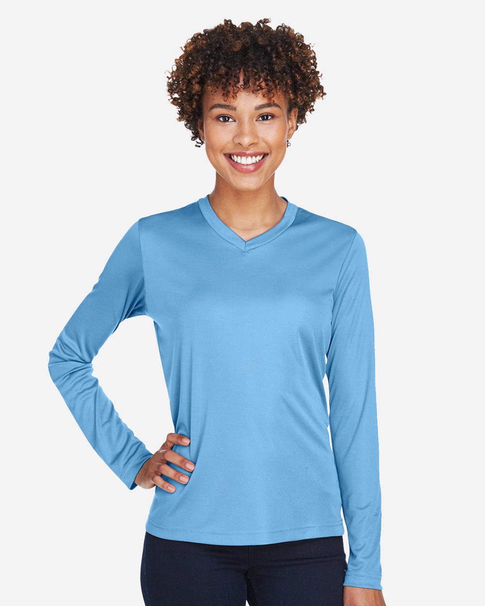 Team 365 - Camiseta de manga larga Zone Performance para mujer - TT11WL