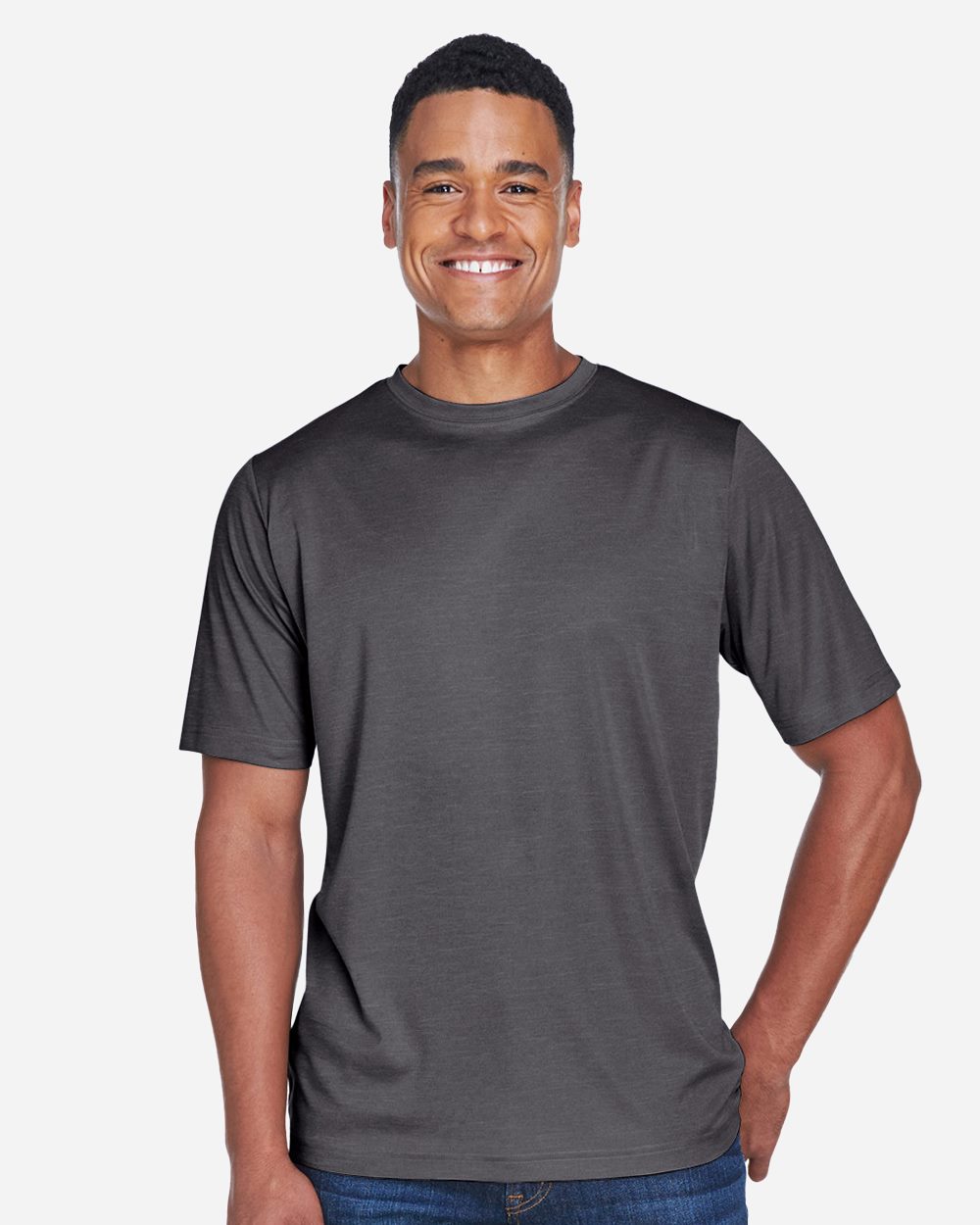 Equipo 365 - Camiseta deportiva Sonic Heather para hombre - TT11H