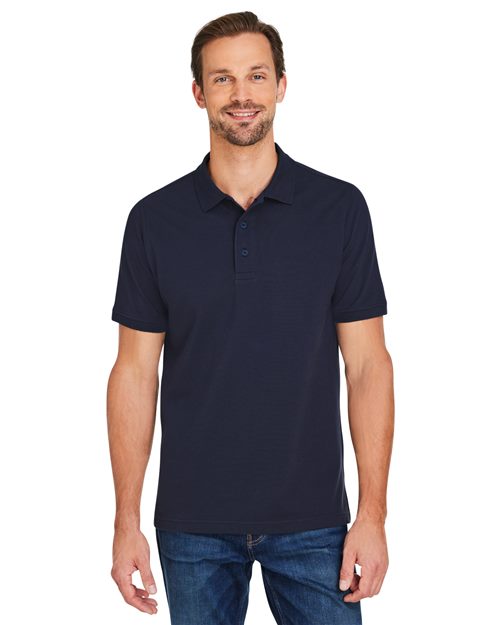 Harriton - Men's Valiant Cotton Snag Protect Polo - M205