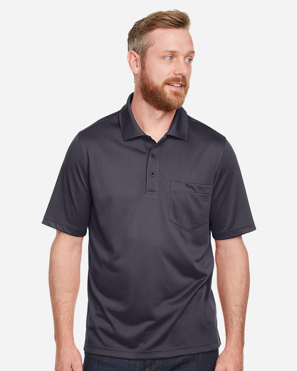 Harriton - Polo con bolsillo IL Advantage Snag Protection Plus para hombre - M348P