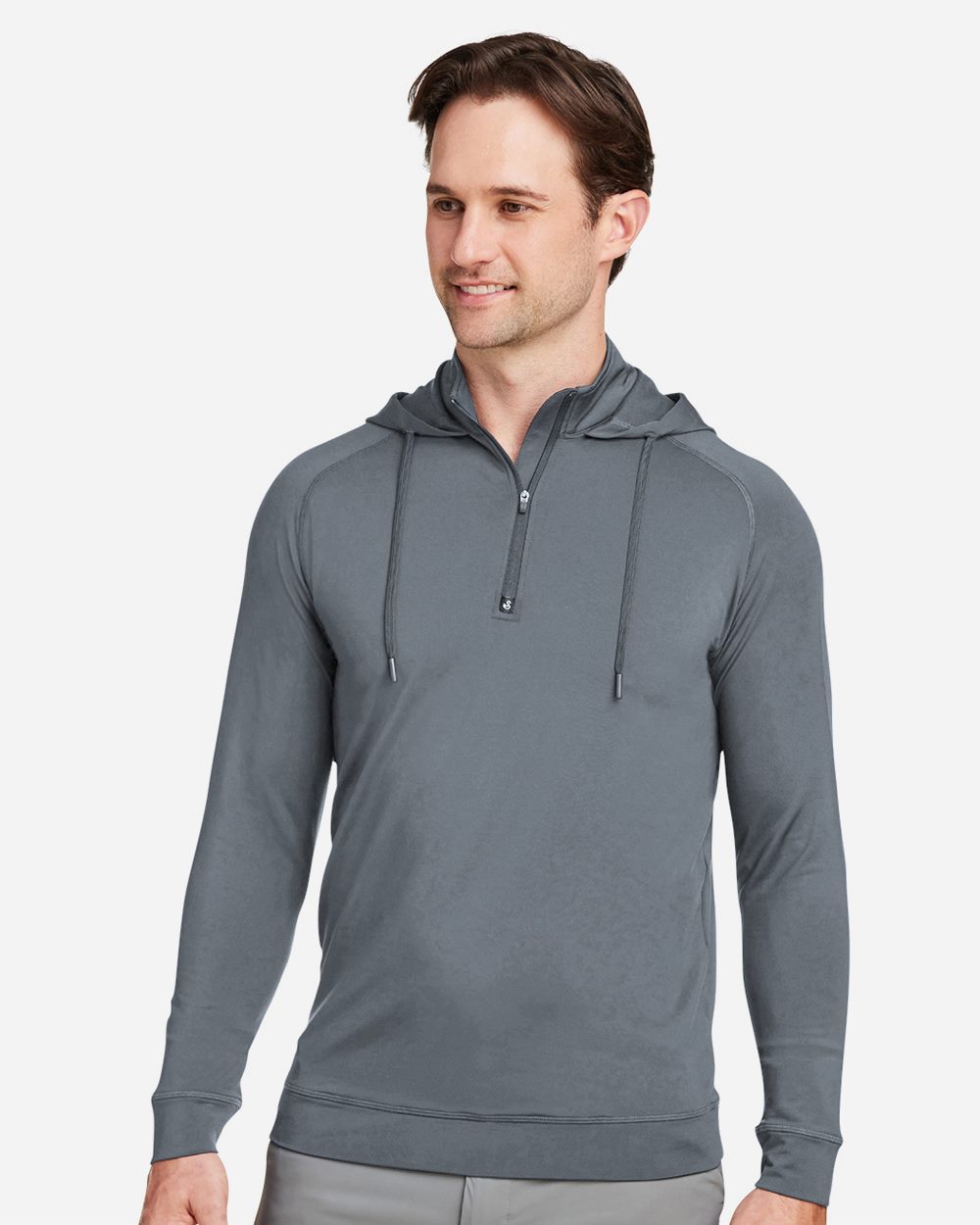 Swannies - Unisex Vandyke Quarter-Zip Hooded Pullover - SWV600