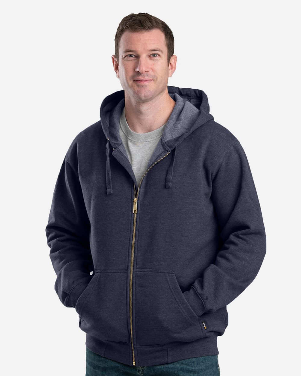 Berne Apparel - Men's Heritage Full-Zip Hooded Sweatshirt - SZ413