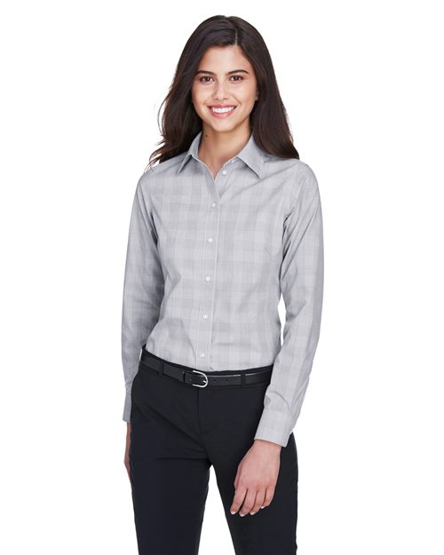 Devon & Jones - Women's Crown Collection® Glen Plaid Woven Dress Shirt - DG520W