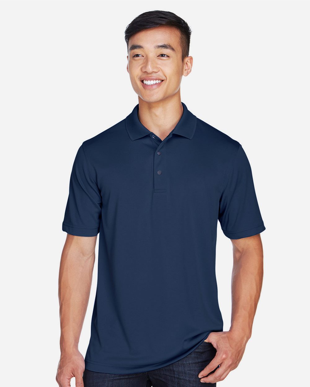 Harriton - Polo Advantage Snag Protection Plus IL con tapeta a presión para hombre - M345