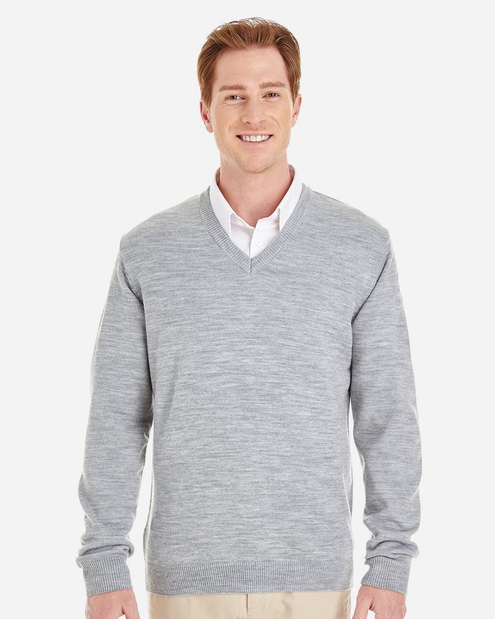 Harriton - Suéter Pilbloc™ con cuello en V para hombre - M420
