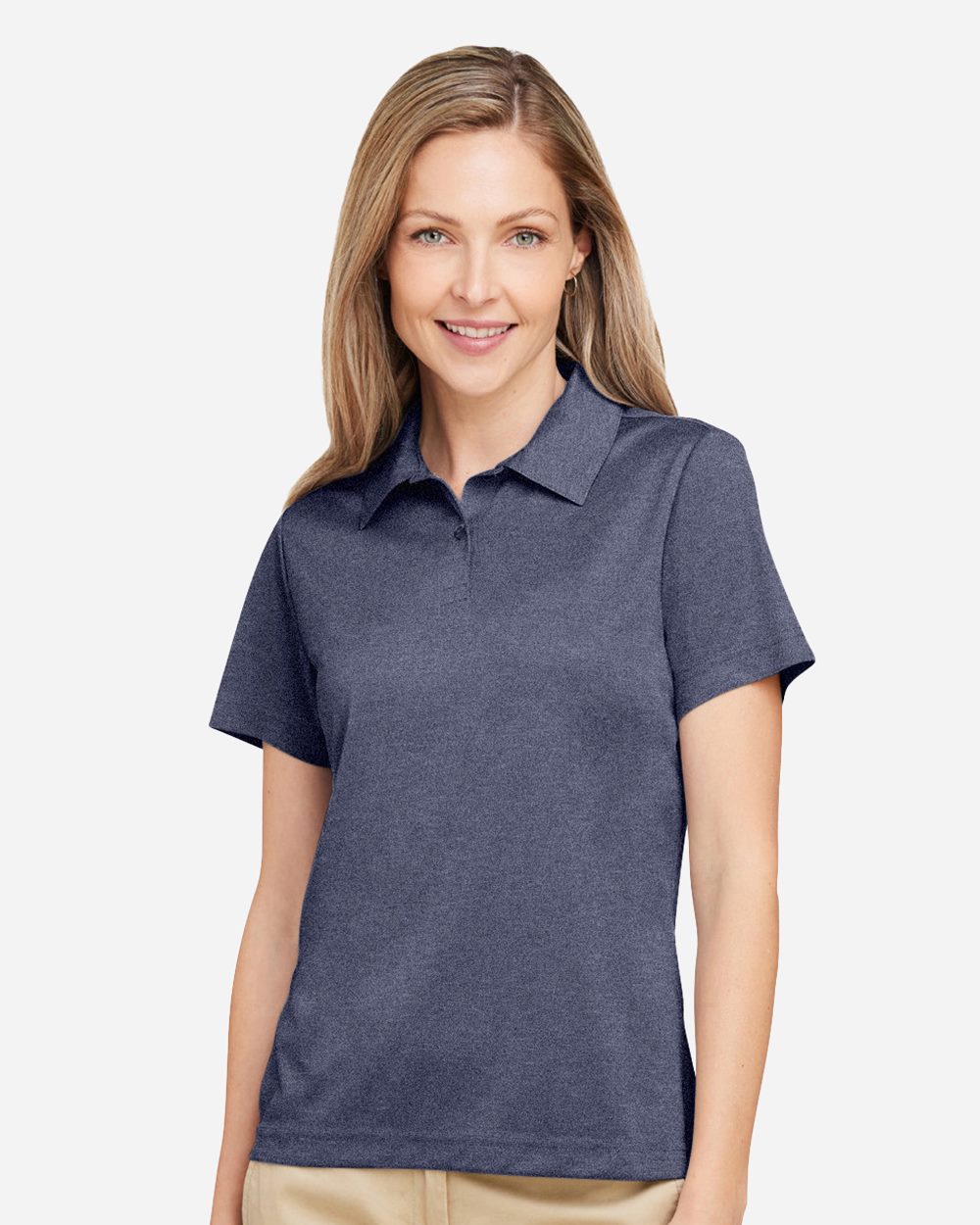 Polo deportivo Sonic Heather para mujer de Team 365 Zone - TT51HW