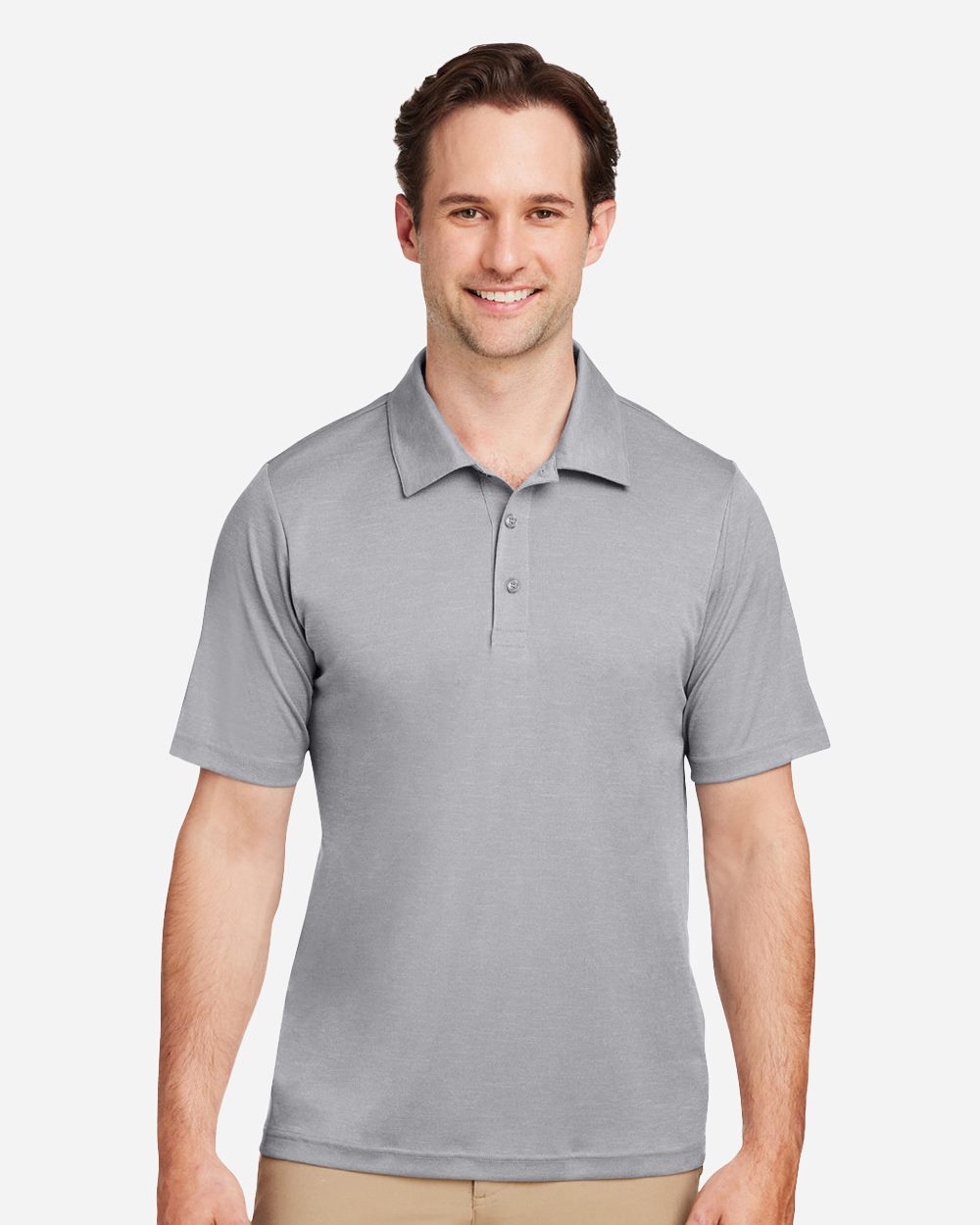 Polo de rendimiento Team 365 Zone Sonic Heather para hombre - TT51H
