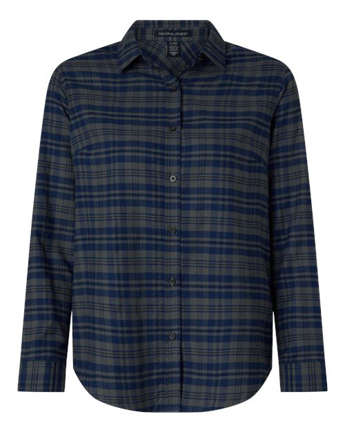 Devon & Jones - Women's Concord Yarn-Dye Flannel Shirt - DG508W