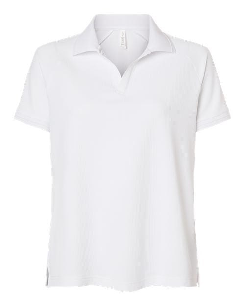 Team 365 - Women's Topspin Stretch Grid Textured Polo - TT130W