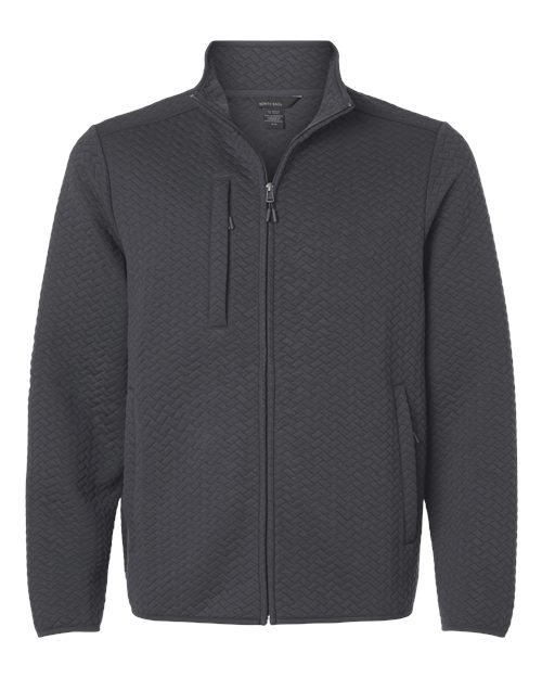 North End - Men's Aspen Herringbone Fleece Full-Zip - NE425