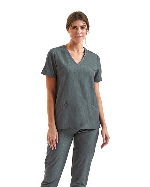 Onna - Women's Invincible V-Neck Stretch Scrub Top - NN310