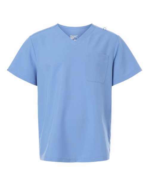 Hanes - Men's V-Neck 1 Pocket Scrub Top - HMB000