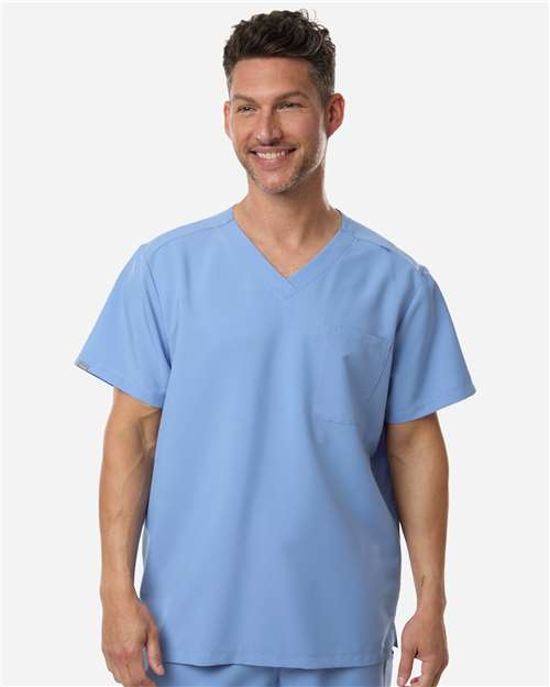 Hanes - Men's V-Neck 1 Pocket Scrub Top - HMB000