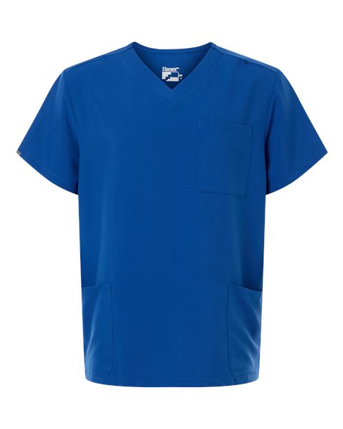 Hanes - Men's V-Neck 3 Pocket Scrub Top - HMB002