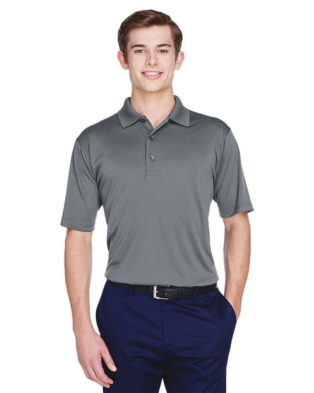 UltraClub - Men's Cool & Dry 8-Star Elite Performance Interlock Polo - 8610