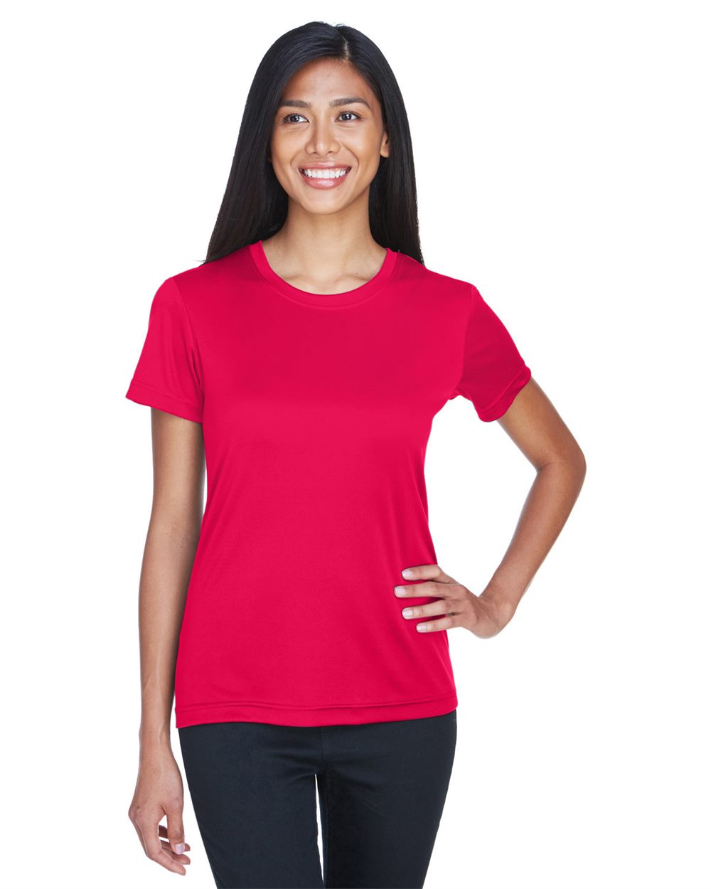 UltraClub - Camiseta deportiva fresca y seca para mujer - 8620L