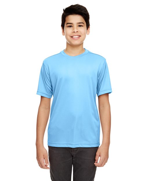 UltraClub - Camiseta básica de rendimiento fresca y seca para jóvenes - 8620Y
