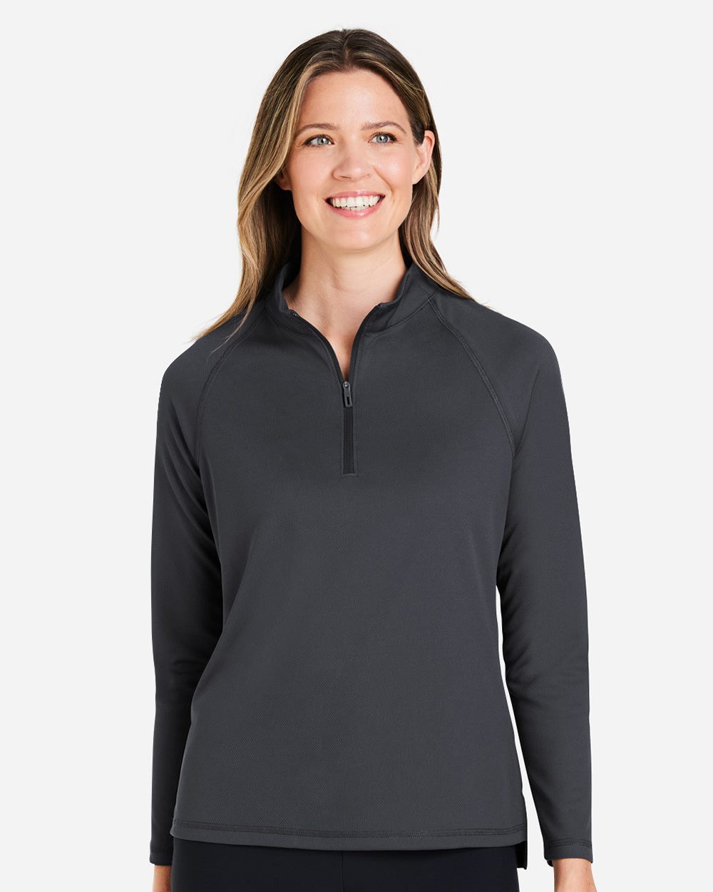 North End - Jersey con cremallera de un cuarto Revive Coolcore® para mujer - NE410W
