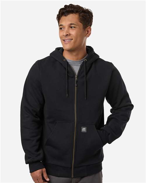 Berne Apparel - Men's Heritage Grid Fleece-Lined Full-Zip Hooded Sweatshirt - SZ107