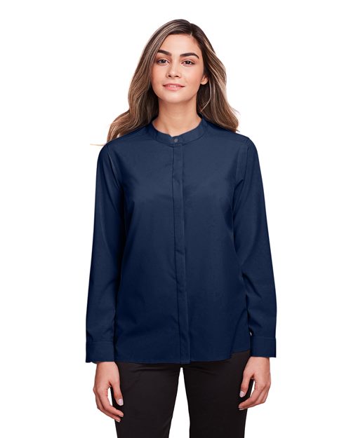 North End - Camisa elástica de alto rendimiento Borough para mujer - NE500W