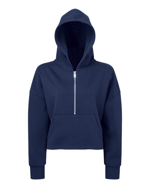 TriDri - Sudadera con capucha y media cremallera Alice para mujer - TD077