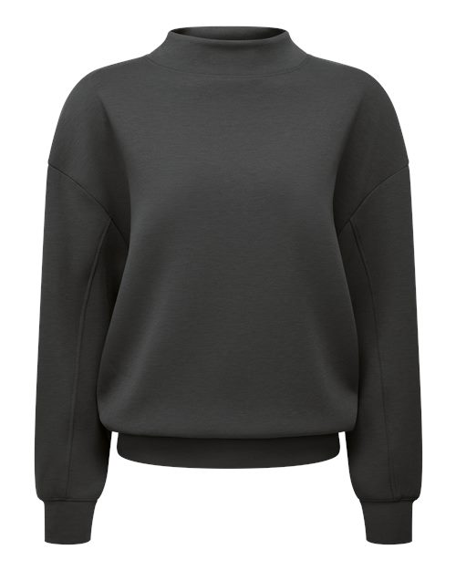 TriDri - Women's Luxe Mock Neck Sweatshirt - TD660